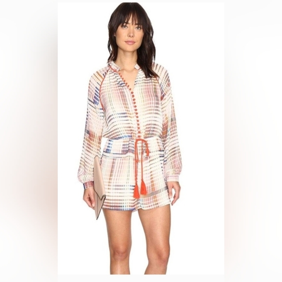 Adelyn Rae Multicolor Striped Romper - Picture 4 of 11